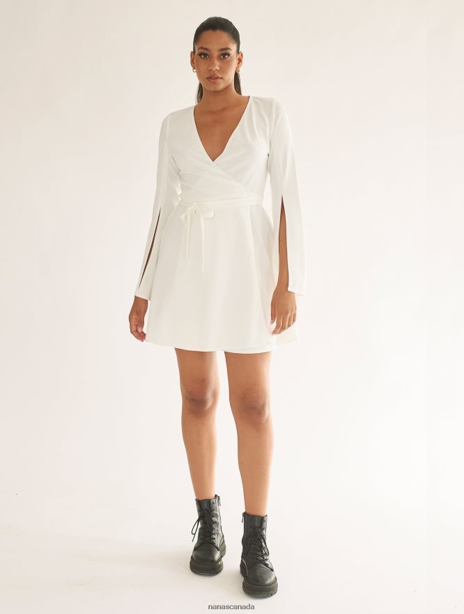 Nana's Canada Ecru Tina Dress V06HD266