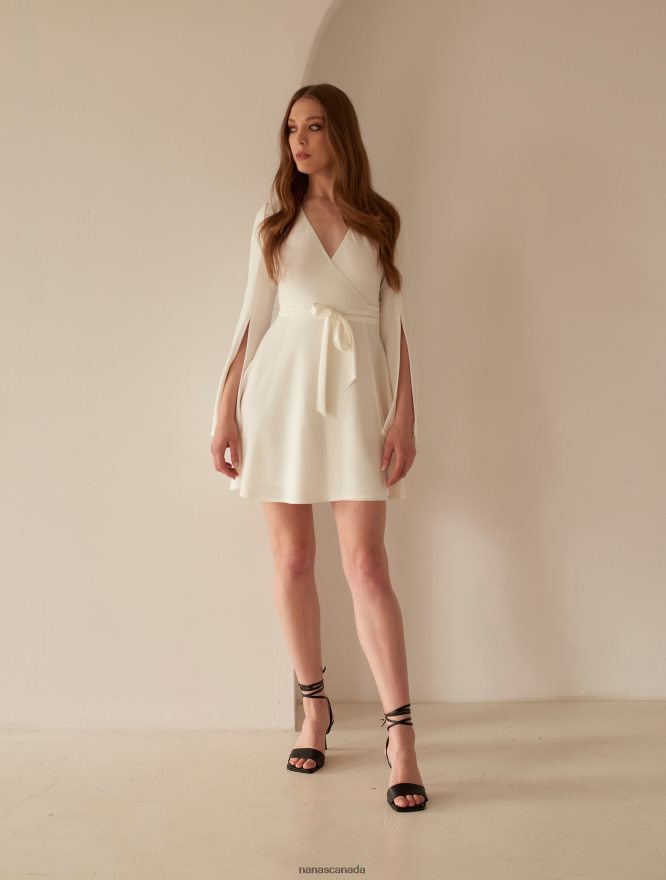 Nana's Canada Ecru Tina Dress V06HD266