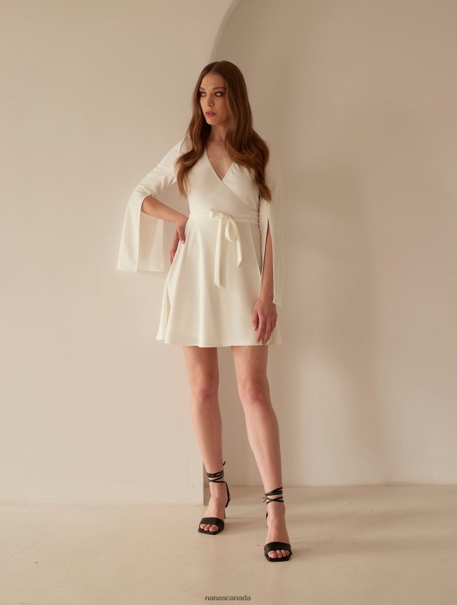 Nana's Canada Ecru Tina Dress V06HD266