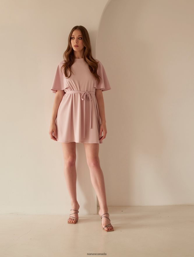 Nana's Canada Light Pink Stella Dress V06HD291