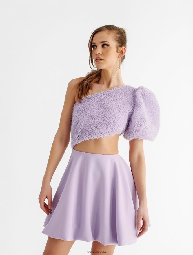 Nana's Canada Lilac Fleur Dress V06HD248