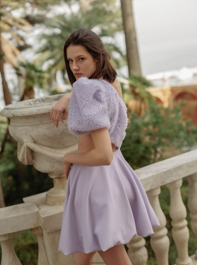 Nana's Canada Lilac Fleur Dress V06HD248