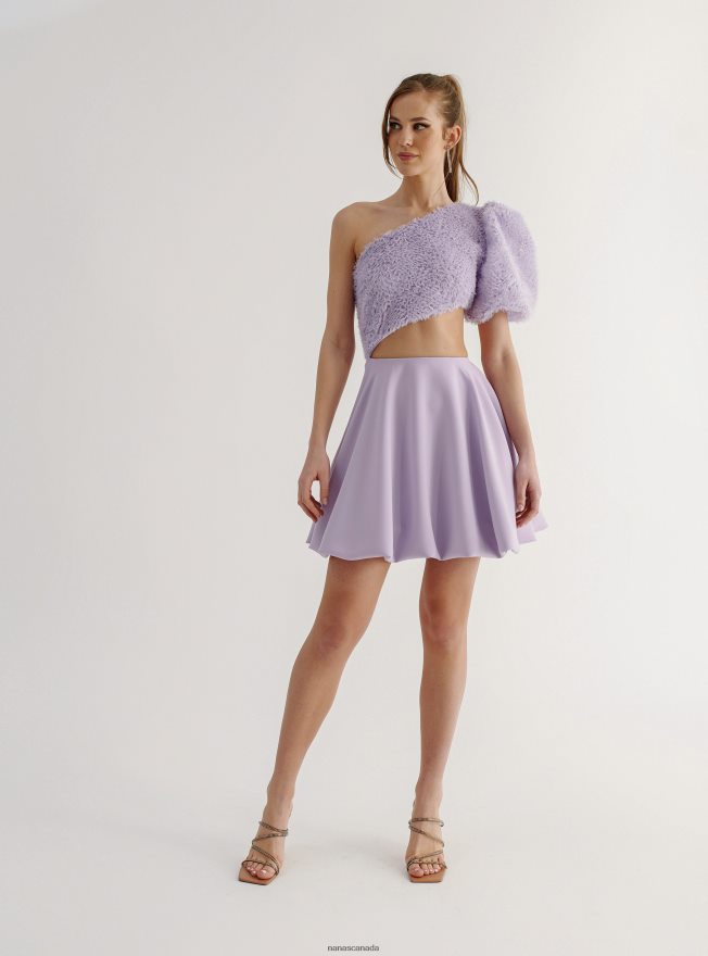 Nana's Canada Lilac Fleur Dress V06HD248