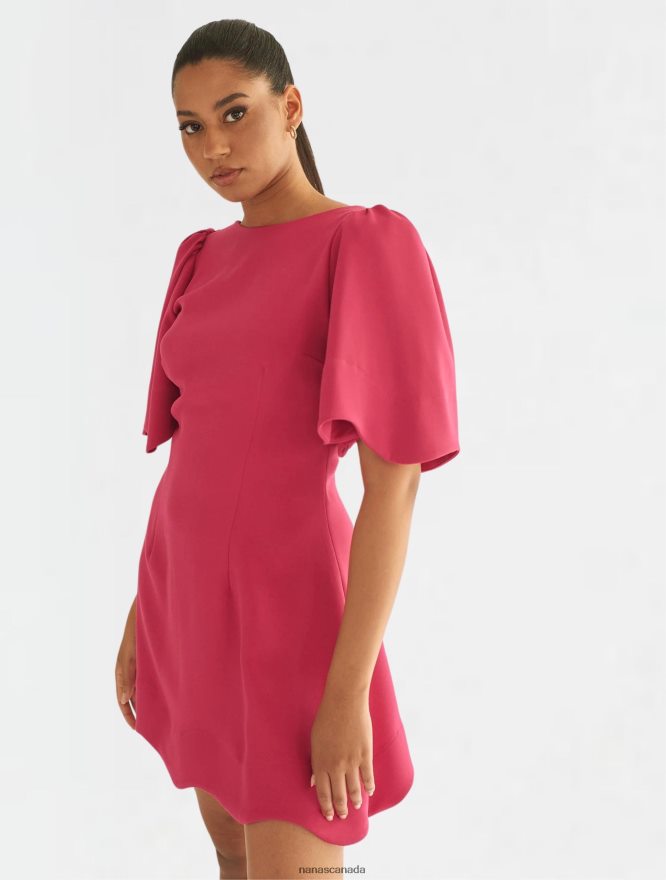 Nana's Canada Neon Pink Bella Dress V06HD268