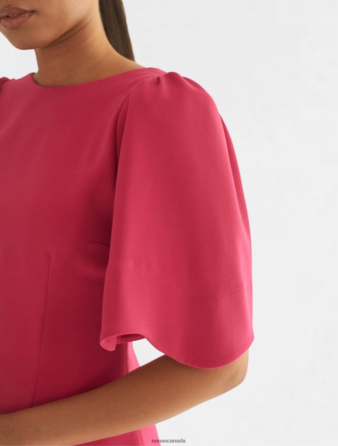 Nana's Canada Neon Pink Bella Dress V06HD268