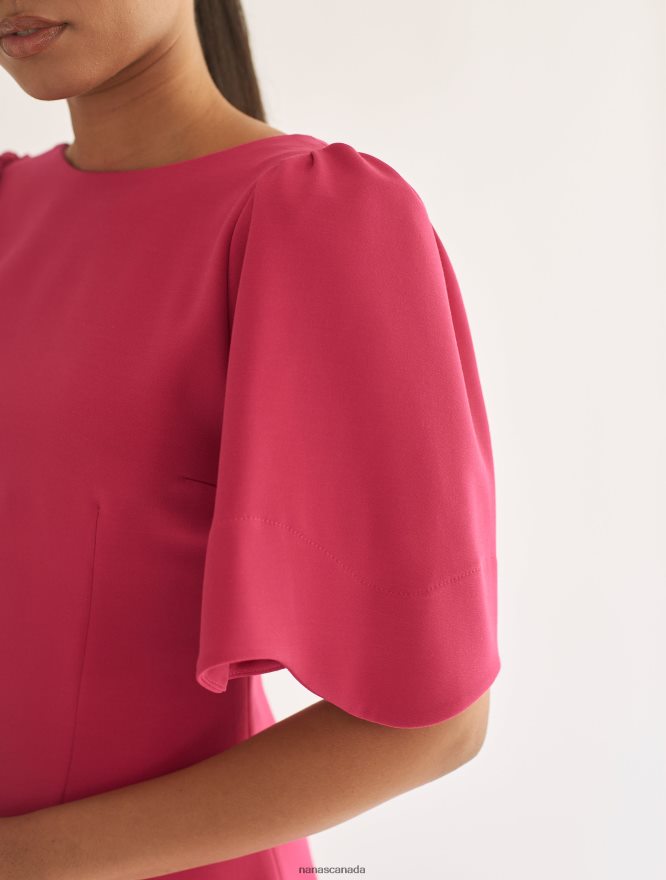 Nana's Canada Neon Pink Bella Dress V06HD268