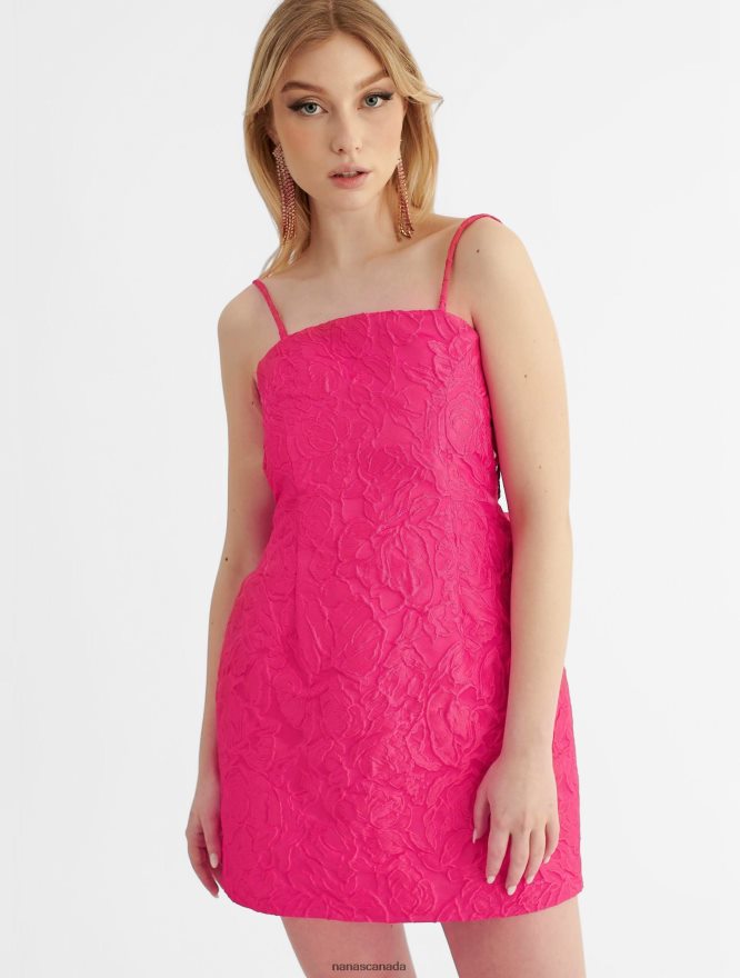 Nana's Canada Pink Rosalie Mini Dress V06HD238