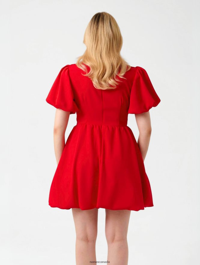 Nana's Canada Red Seraphine Mini Dress V06HD25