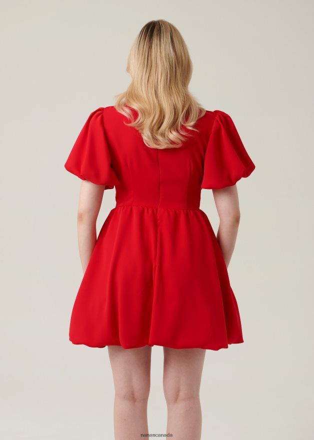 Nana's Canada Red Seraphine Mini Dress V06HD25
